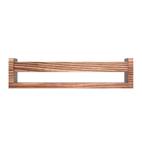 NATURE SUPPLIES Set of 3, 16.4". Nursery Book Shelves, Solid Wood for Books, Toys, Decor, Wall Bookshelf for Kids Bedroom, Floating Shelf, Stylish and Functional Storage Solution, Brown thumbnail 4