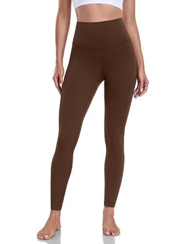 HeyNuts Pure&Plain x Yoga Pro Leggings 25'', Buttery Soft High Waisted 7/8 Lounge Yoga Pants thumbnail 4