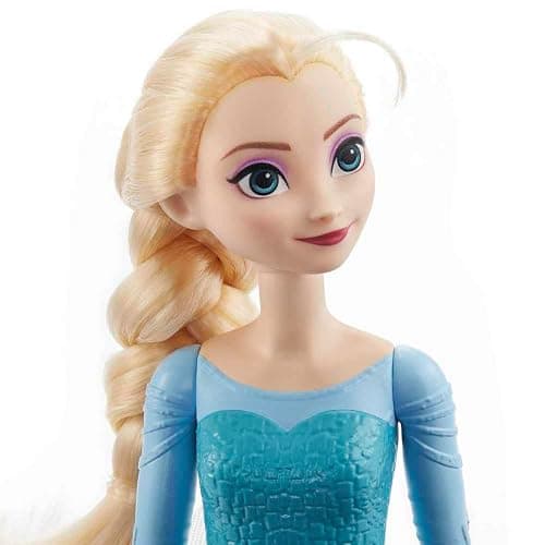 Mattel Disney Princess Dolls, Elsa Posable Fashion Doll with Signature Clothing and Accessories, Disney's Frozen Movie Toys thumbnail 3