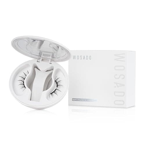 WOSADO Magnetic Eyelashes with Applicator Kit, No.14 FROST BLACK, Reusable Magnetic Lashes without Eyeliner, Glue-free False Lashes, Waterproof, Lightweight, Suit for Natural Makeup - Image 1