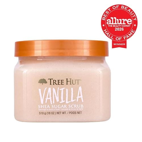 Tree Hut Vanilla Body Scrub, Exfoliating Sugar Scrub, Vegan, 18 Oz | Exfoliating & Nourishing with Shea Butter & Essential Oils, Body Exfoliator for All Skin Types, Self Care Gifts for Women thumbnail 2