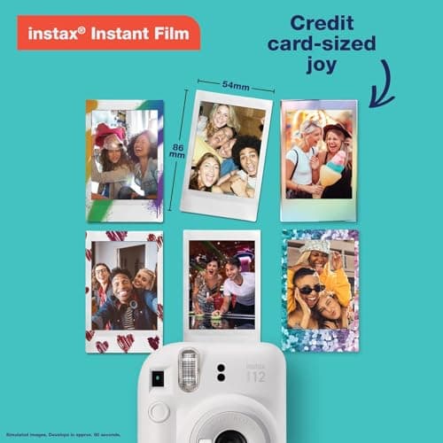 Fujifilm Instax Mini 12 Instant Film Camera (Mint Green) w/Case + Extra Film thumbnail 6