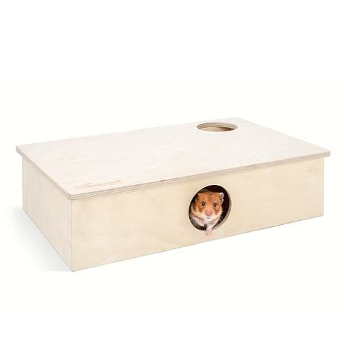 Niteangel Multi-Chamber Hamster House Maze: - Multi-Room Hideouts & Tunnel Exploring Toys for Hamster Gerbils Mice Lemmings (6-Room Large) - Image 1