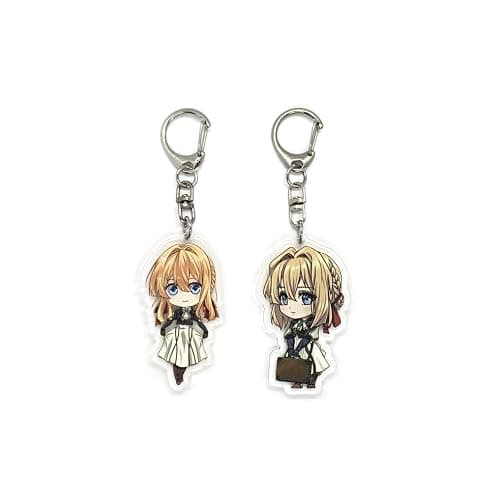 EBTY DREAMS Inc. - Set of 2 Violet Evergarden Acrylic Keychain v2 - Image 1
