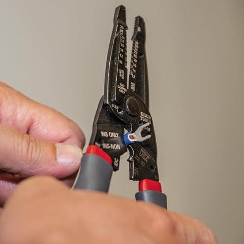 Klein Tools 1019 Klein Kurve Wire Stripper / Crimper / Cutter, Made in USA, Cutting / Crimping / Stripping Tool for B and IDC Connectors, Terminals, More thumbnail 6