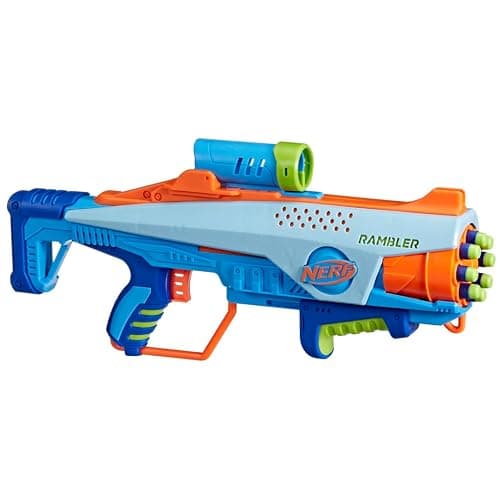 Elite Junior Rookie Pack, Easy Play Toy Foam Blaster, 32 Nerf Elite Darts, 4 Targets, Nerf Blasters for Kids Outdoor Games, Ages 6 & Up (Amazon Exclusive) thumbnail 3