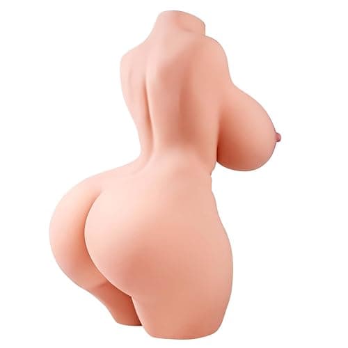 Sex Doll Male Sex Toys - baiwatt Adult Toys with 2:1 Hip-to-Waist Ratio Big Boobs & Soft Ass, Sex Dolls for Men Realistic Textured Vaginal Anal Tunnel, Pocket Pussy Male Masturbator Built-in Skeleton - Image 1