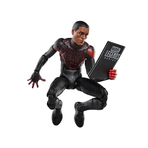 Marvel Legends Series Ultimate Miles Morales, Spider-Man Comics-Inspired Collectible 6-Inch Scale Action Figure with Character-Sized Comic Accessory thumbnail 12