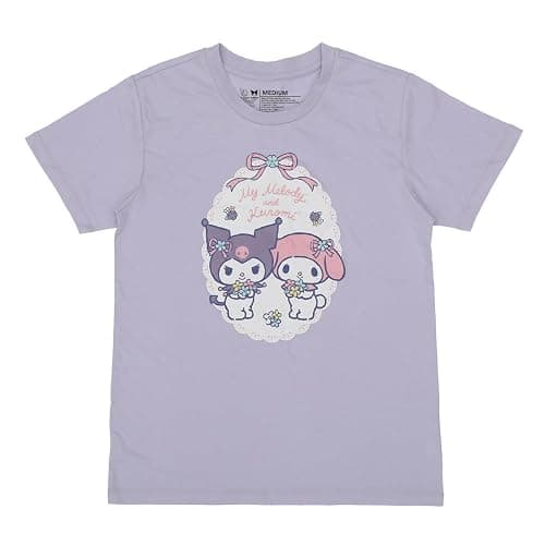 Bioworld Kuromi & My Melody Women's Lavender Sleepwear Set thumbnail 7