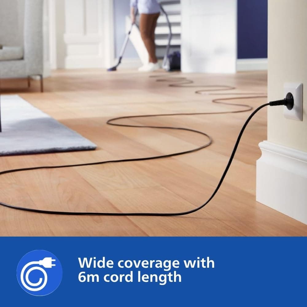 Philips PowerPro FC9352/01-Compact Bagless Vacuum Cleaner for home, 1900Watts for powerful suction, Compact and Lightweight, with PowerCyclone 5 Technology and MultiClean Nozzle, Cloth filter thumbnail 5