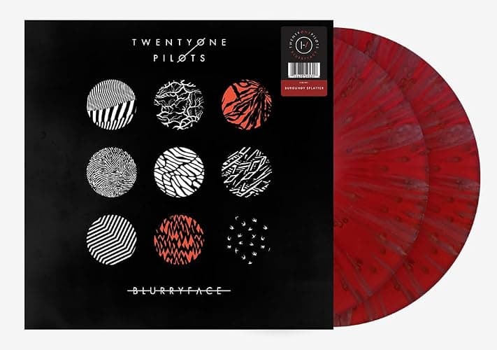 Blurryface - Burgundy Splatter - Image 1