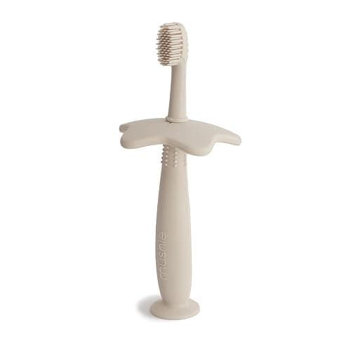 mushie Star Toddler Training Toothbrush (Shifting Sand) - Star (Shifting Sand) - Image 1