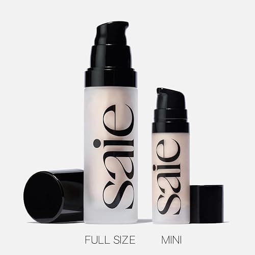 Saie Glowy Super Gel - Hydrating Makeup Primer and Illuminating Glow Serum Enriched with Vitamin C and Squalane Oil - All-Over Liquid Highlighter Makeup for Instant Glass Skin - Starglow (1 oz) thumbnail 10