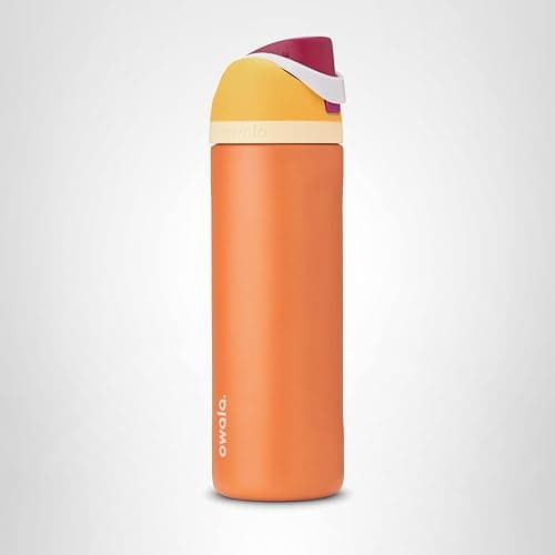Owala FreeSip Insulated Stainless Steel Water Bottle with Straw for Sports, Travel, and School BPA-Free Sports Water Bottle, 32 oz, Citrus Crush thumbnail 7