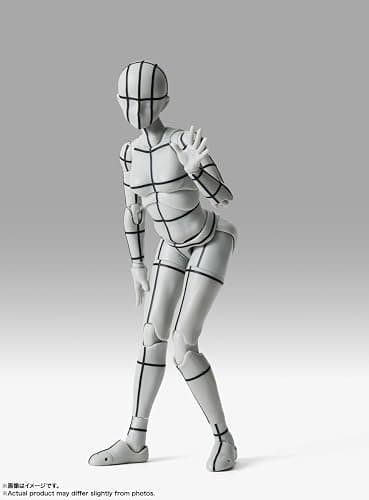 TAMASHII NATIONS - Body-Kun/Body-Chan - Body Chan -Sports- Edition-Wire Frame- (Gray Color ver.), Bandai Spirits S.H.Figuarts Action Figure thumbnail 7