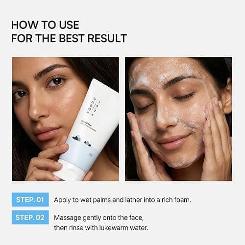 ROUND LAB 1025 Dokdo Cleanser 5.07 Fl Oz, Low pH Facial Cleanser for Sensitive Skin, Rich Soft Bubbles for Deep Cleansing and Makeup Removal, Hydrating Face Wash with Deep Sea Water, Korean Skin Care thumbnail 8