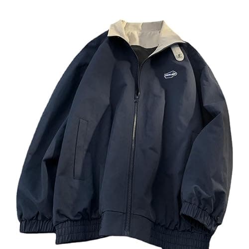 Hesaco Unisex Varsity Jacket, Letter Winter Jackets for Men and Women Streetwear Bomber Coats - Image 1