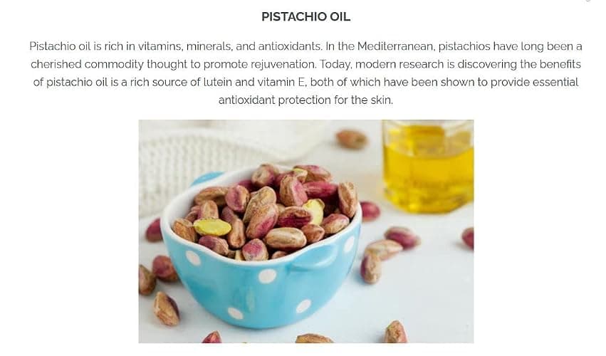 Pistaché Skincare Pistachio Oil Body Mist | Sweet Nutty Biscotti Fragrance | Refreshing & Hydrating Body Spray, 3.4 oz thumbnail 2