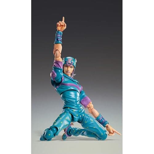 YLEAFUN JJBA Figure Johnny Joestar Figure Super Action Statue with Interchangeable Parts and Movable Joints Figurine Anime Collectibles Model,17cm thumbnail 2