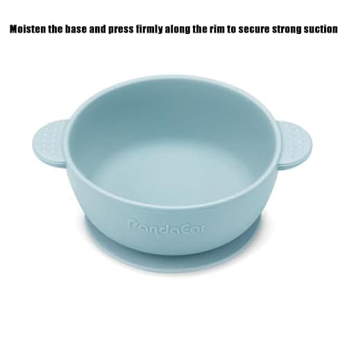 PandaEar 3 Pack Baby Bowls with Suction| Stay Put Silicone Food Bowl for Babies Kids Toddlers Infants| Food Grade Soft Safe BPA-Free Silicone (Multi-Color) thumbnail 6