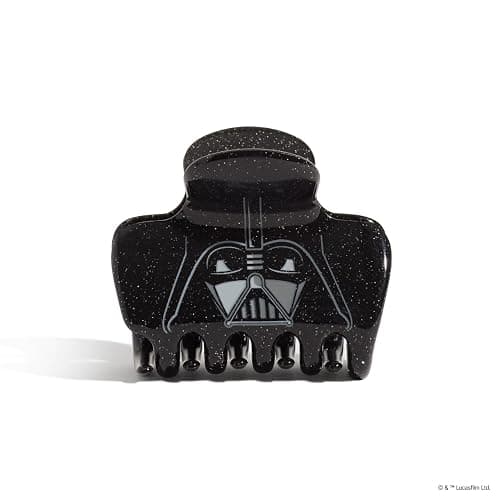 Kitsch x Star Wars Darth Vader Glitter Medium Hair Clip for Women – Dark Side Galaxy-Inspired Claw Clip | Recycled Plastic, Strong Secure Grip | Ideal Gifts for Women, Hair Accessories for Girls thumbnail 2