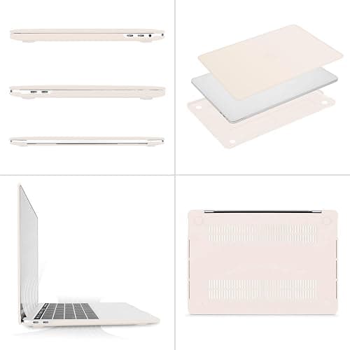 MOSISO Compatible with MacBook Pro 13 inch Case M2 2025, 2024, 2023-2016 A2338 M1 A2251 A2289 A2159 A1989 A1708 A1706, Plastic Hard Case&Keyboard Skin&Webcam Cover for MacBook Pro 13.3, Beige thumbnail 5