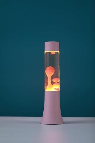 I-TOTAL® - Small Lava Lamp, Bubble Effect, Coloured Lava Lamp (Pale Pink) - 30 cm thumbnail 3