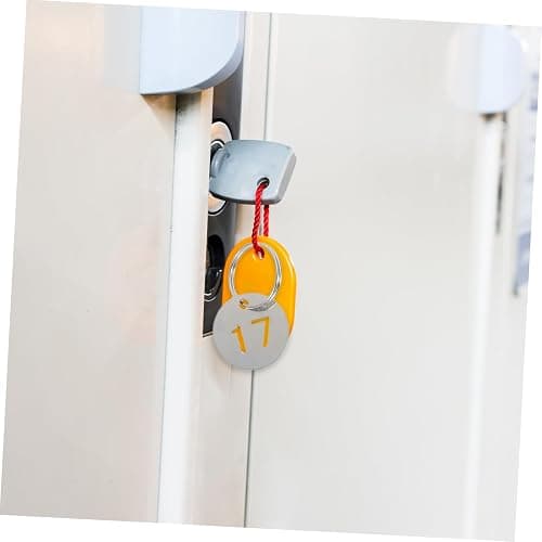 NUOBESTY 1-20 Stainless Steel Numbers Tags, Numbered Keychain Tags with Key Rings, Stainless Steel Keychains with Rings for Dormitory Keys House Lockers thumbnail 4