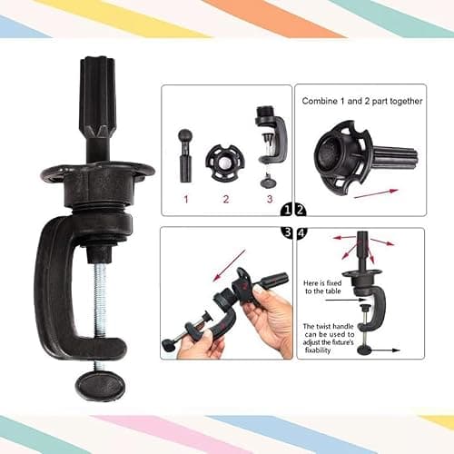16 Inch 100% Real Hair Mannequin Head Training Head Manikin Cosmetology Doll Head for Hairdresser Practice Braiding Hair Styling with Clamp stand (16 -Inch) thumbnail 7