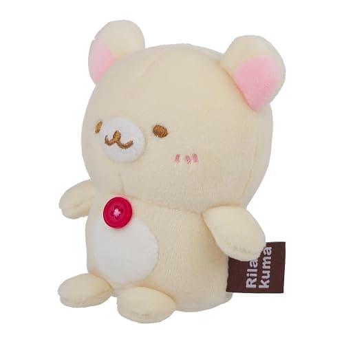 San-X Original Rilakkuma Honyagurumi Series Sitting Mochi Plush - 4" Korilakkuma thumbnail 2
