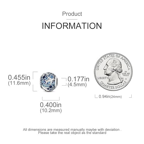 💙 MULA 925 Sterling Silver Charms for Bracelets and Necklaces Family Letters Dangle Pendants Airplane Travel Beads Family Tree Jewelry Charms for Women thumbnail 4