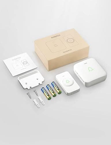 AVANTEK Wireless Door Bell, WA-11 Waterproof Battery Operated Doorbell Chime Operating at 1000 Feet, Portable Door Chime kit with 52 Melodies, 5 Volume Levels, and CD Quality Sound thumbnail 7