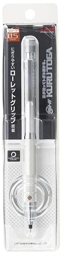 Uni Kuru Toga Roulette Model Auto Lead Rotation 0.5mm Mechanical Pencil, Silver Body (M510171P.26) thumbnail 2