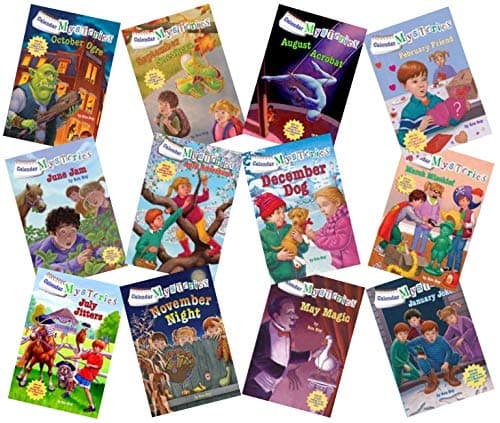 Calendar Mysteries Set of 12: January Joker, February Friend, March Mischief, April Adventure, May Magic, June Jam, July Jitters, August Acrobat, September Sneakers, October Ogre, November Night, December Dog thumbnail 2