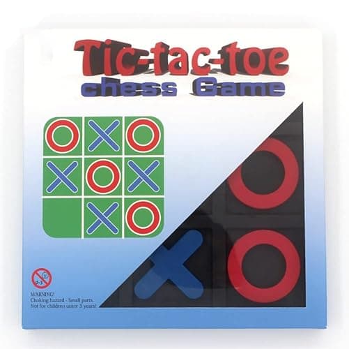 Tic Tac Toe Board Game, Classical Family Board Game | Children's Tic Tac Toe Game, Plastic tic tac Toe Game, Board Size 15 X 15 cm thumbnail 4