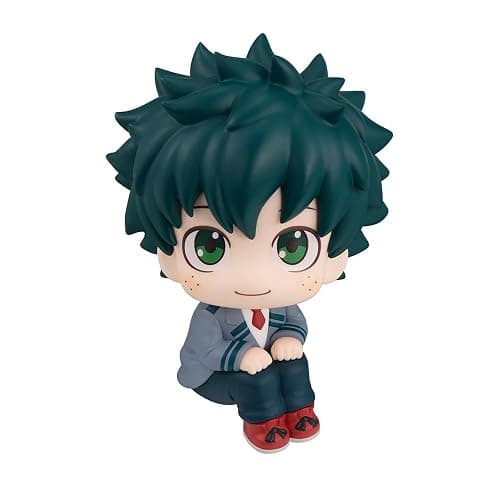 YLQANONG Midoriya Izuku Look Up Figures MHA Todoroki Shouto Anime Figure Statues MHA Anime Action Figurine 10CM(3.94IN) - Image 1