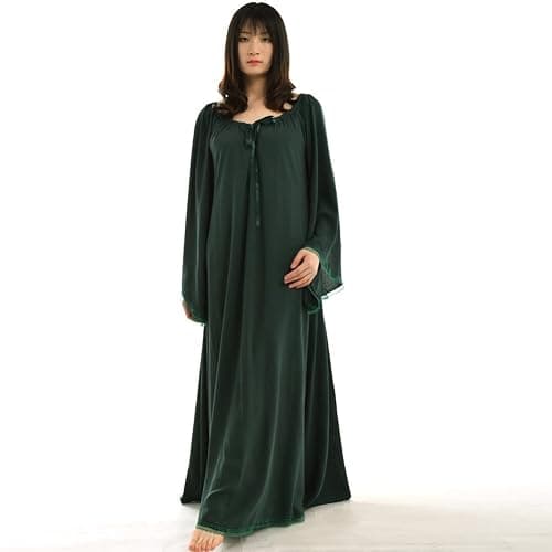 BLESSUME Medieval Wedding Dress Renaissance Pirate Faire Celtic Chemise Under Dress thumbnail 3