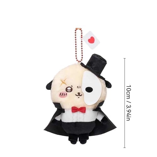 Chikawa Plush Keychain for Backpack, Kawaii Usagi Plush Keychain Accessories Purse Charm Pendant Gift for Women thumbnail 7