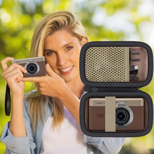 Baval Camera Case Compatible with KODAK PIXPRO C1 Friendly Zoom Digital Camera(Brown Case) thumbnail 9