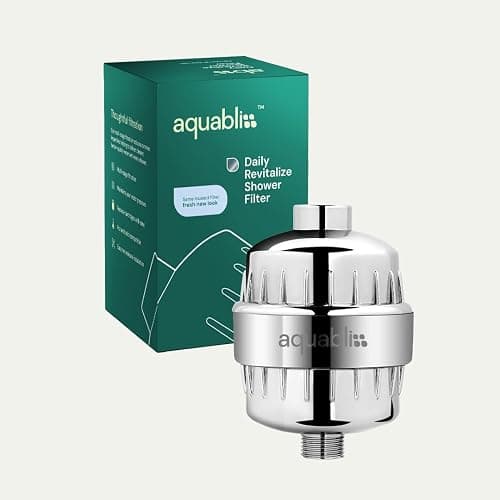 Aquabliss High Output Revitalizing Shower Filter - Reduces Dry Itchy Skin, Dandruff, Eczema, and Dramatically Improves The Condition of Your Skin, Hair and Nails - Chrome (SF100) thumbnail 3