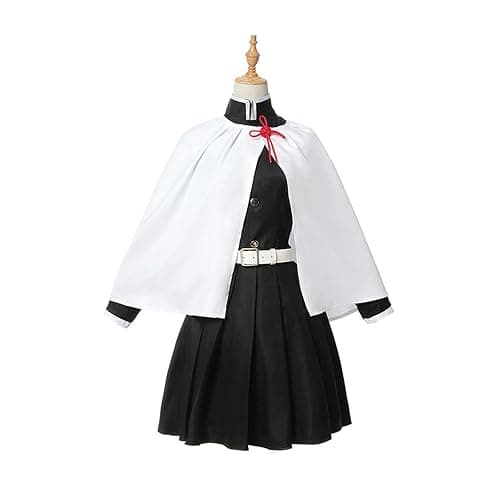 Todoroki Shoto Kanao Tsuyuri Cosplay Costume Cloak Outfit Halloween Party Uniform Robe Cape Dress for Women thumbnail 3