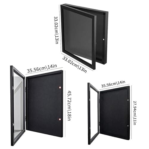 T Shirt Display Frame,Solid Wood T-Shirt Display Frame with UV Protection Acrylic,for S/M/L Shirts,T-Shirt Picture Frame,Wall Mount or Desktop Display Case for T-Shirts, Jerseys, Memorabilia thumbnail 3