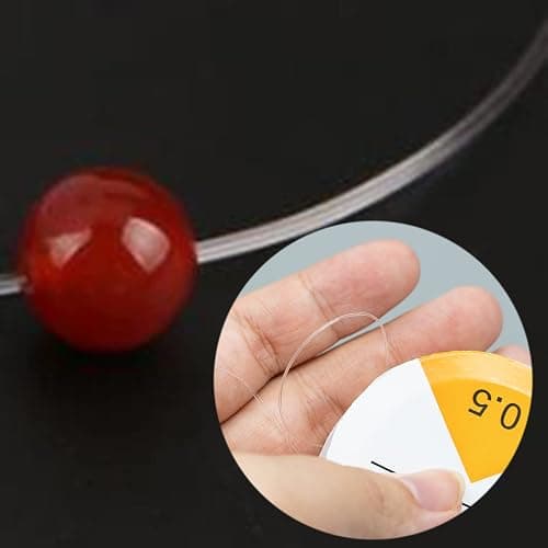 Clear Stretch Elastic 0.5mm 18 metres Elastic Beaded String for DIY Jewellery Making Necklace Bracelet Beading Thread thumbnail 4