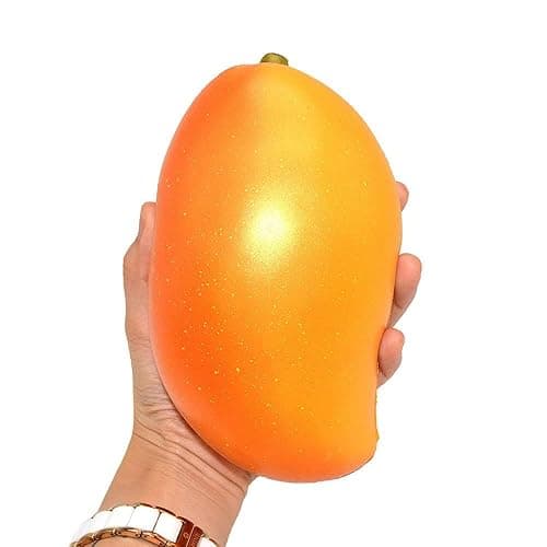 Areedy Squishy Gold Mango Colossal Slow Rising Scented Fruit Squishies thumbnail 6