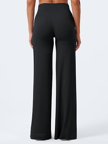 YEOREO Ease Workout Leggings Womens Straight Leggings Eddiy Gym Yoga Pants | 29"/31.5"/33"/35",No Front Seam,High Waist,Buttery,Booty Lifting,Wide Leg thumbnail 4