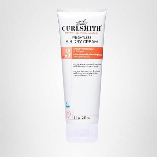 CURLSMITH Weightless Air Cream - Air Dry Curl Cream, Hydrating and Detangling, Best Leave-In for Dry Curly Hair, For All Curl Types, Vegan & Cruelty Free thumbnail 10