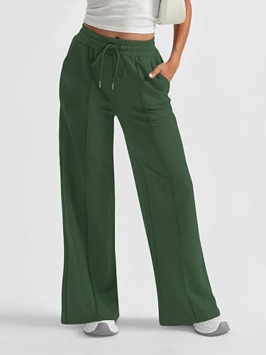 AUTOMET Womens Wide Leg Sweatpants Baggy Lounge Travel Pants Fall Fashion Outfits 2025 Winter Clothes Joggers thumbnail 2