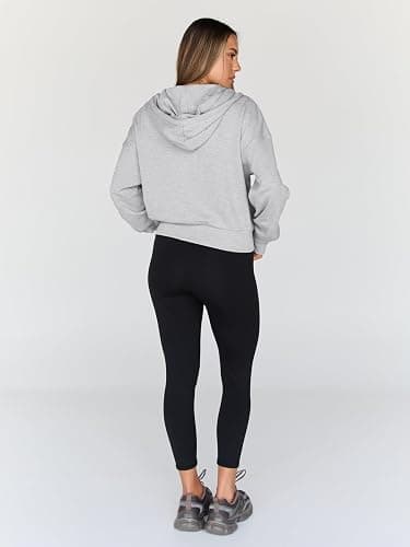 Trendy Queen Hoodies for Women Full Zip Up Cropped Sweatshirts Jackets Casual Comfy Gym Tops Fall Outfits Winter Clothes 2025 thumbnail 5