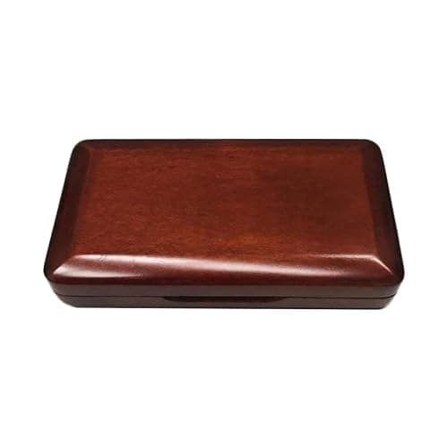 TUOREN Oboe Reed Case Wooden Maroon Oboe Reeds Box Holder for 3pcs Reeds Protector Storage Box thumbnail 2