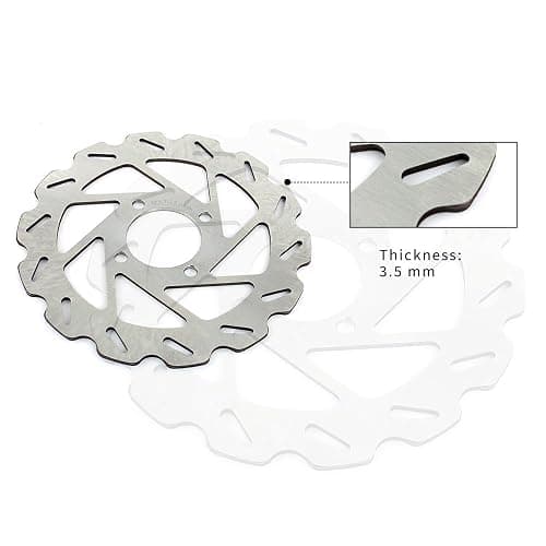 SFriding ATV Brake Rotor Rear Disc for Yamaha Raptor 350 2004-2013 /Raptor 250 2008-2013 /Raptor 125 2011-2013 /YFZ450 2004-2005, 4D3-2582W-00-00, 5TG-2582W-00-00 thumbnail 3